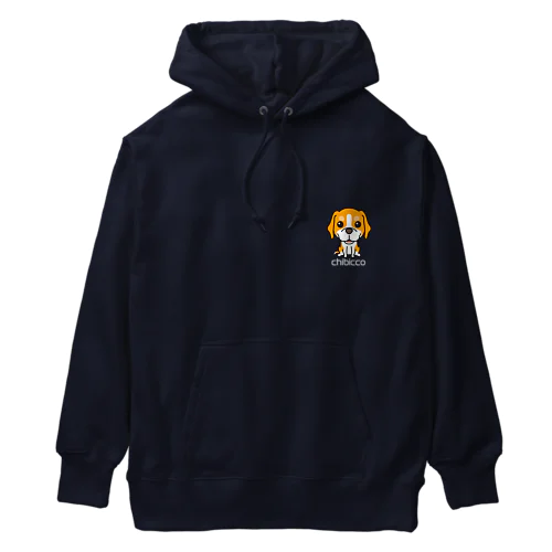 スマイルビーグル chibicco (白文字) Heavyweight Hoodie