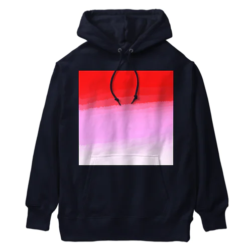 赤　ピンク　白 Heavyweight Hoodie