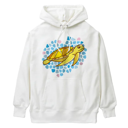 ウミガメさんの海【4】 Heavyweight Hoodie