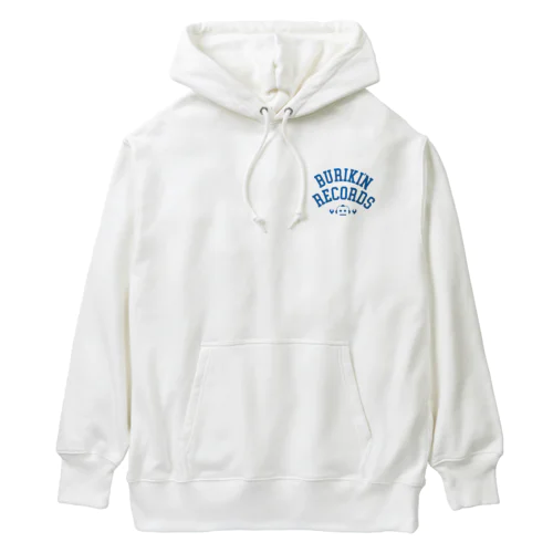 ブリキン定番ロゴ(スモーキーブルー小） Heavyweight Hoodie