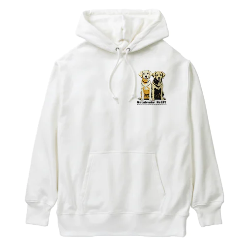 兄弟ラブラドールレトリバーLOVE♪ Heavyweight Hoodie