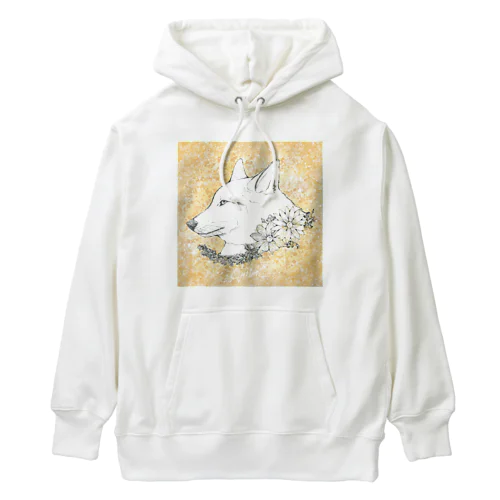 花とおおかみ Heavyweight Hoodie