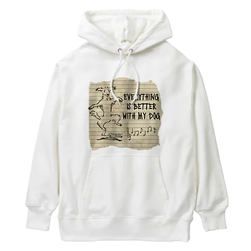 愛犬と一緒なら全てがよくなります！ Heavyweight Hoodie