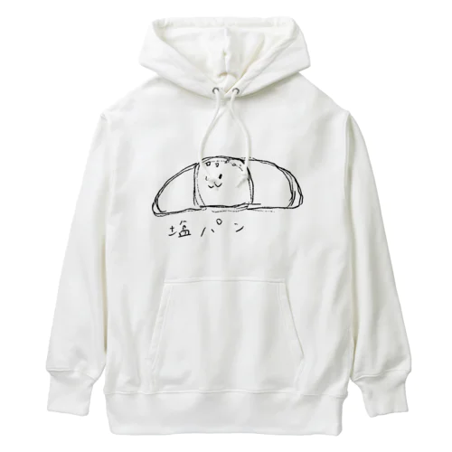 塩パンくん(ラフバージョン) Heavyweight Hoodie