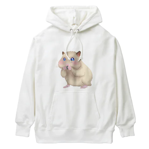 今日ものんびり。きんハムちゃん Heavyweight Hoodie