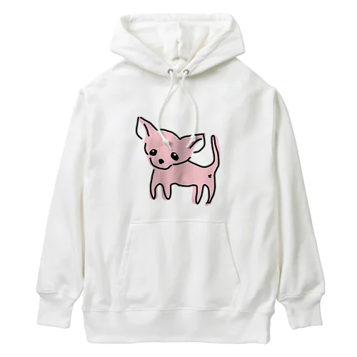 ゆるチワワ（ピンク） Heavyweight Hoodie