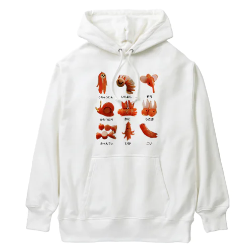 あかういんなーずかん Heavyweight Hoodie