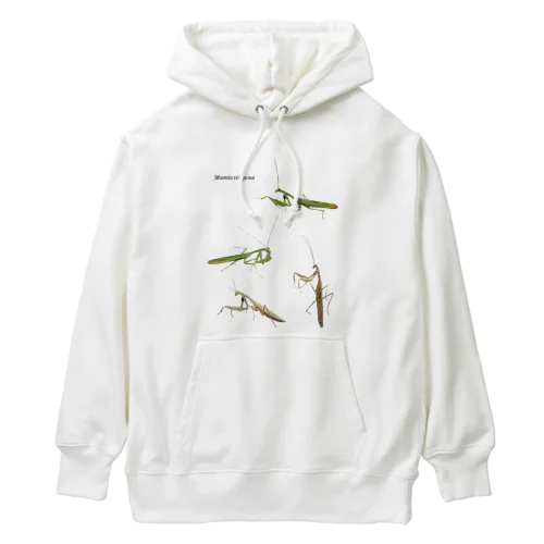 ウスバカマキリ（背景透過ver） Heavyweight Hoodie