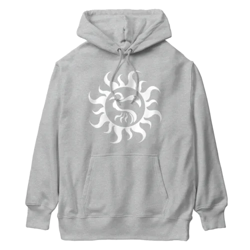 八咫烏【white】 Heavyweight Hoodie