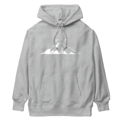 マウンテンアザラシ ホワイト Heavyweight Hoodie