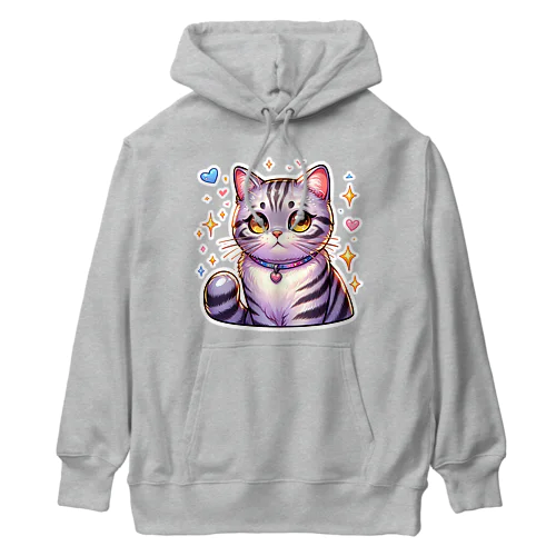 アメショーのメイちゃん　キュート猫シリーズ Heavyweight Hoodie