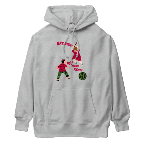 おとんVSおかんスイカ割りVr Heavyweight Hoodie