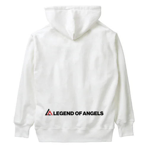 Legend of ANGELS 公式ロゴ 横 Heavyweight Hoodie