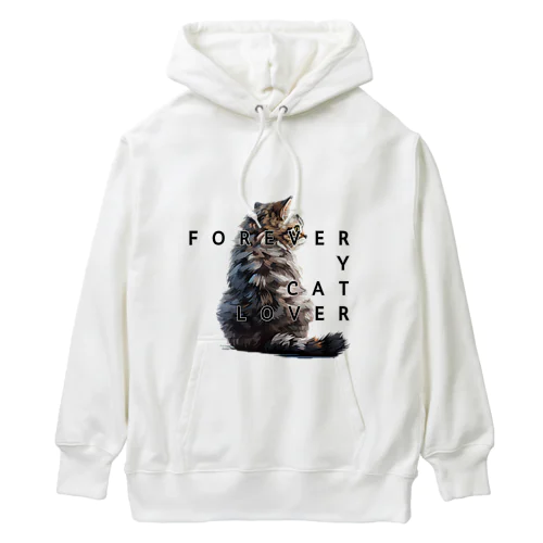 forever y cat lover01 ヘビーウェイトパーカー