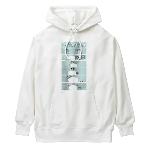 ししこともんきちとゆき Heavyweight Hoodie