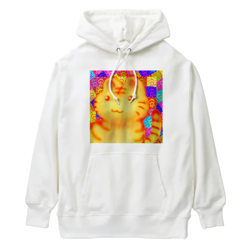 🌈🐱のんびり屋の猫さん　リラックス Heavyweight Hoodie