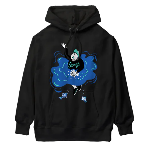 Super Positive Blue Heavyweight Hoodie