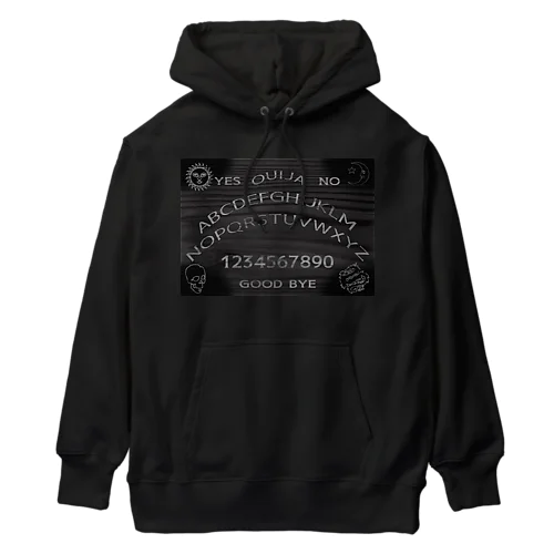 BLACK OUIJA BOARD Heavyweight Hoodie