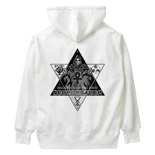 六芒星ネクロマンサー ブラックアンク Heavyweight Hoodie