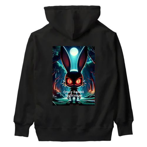 【Crazy Rabbit Nightmare】 Heavyweight Hoodie