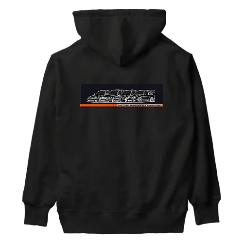 ドリ車イラスト Heavyweight Hoodie