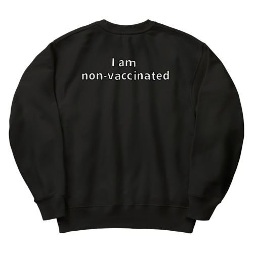 私はワクチン非接種者　I am non-vaccinated Heavyweight Crew Neck Sweatshirt