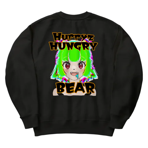 Hurryz HUNGRY BEARギャル☆ Heavyweight Crew Neck Sweatshirt