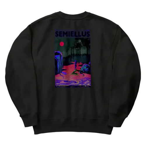 SEMIELLUS blue ヘビーウェイトスウェット