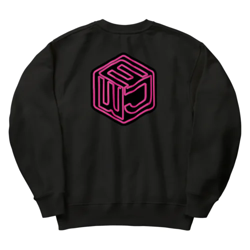 EWJ pinkneon Heavyweight Crew Neck Sweatshirt