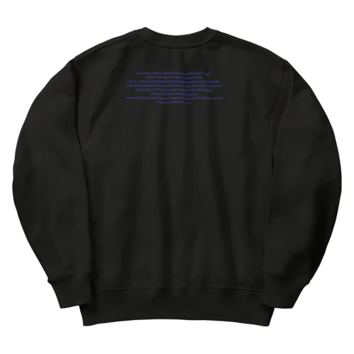 拙い英語と洋梨 Heavyweight Crew Neck Sweatshirt