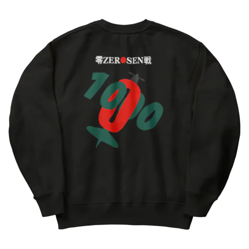 【バックプリント】零ZEROSEN戦 Heavyweight Crew Neck Sweatshirt