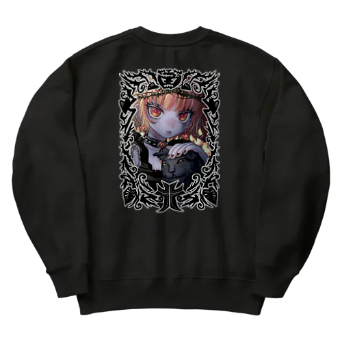 最後のハロウィン(バックプリント) Heavyweight Crew Neck Sweatshirt