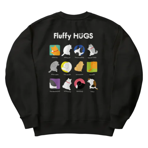 【フラハグ】動物がずらり Heavyweight Crew Neck Sweatshirt