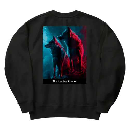 What do the wolves see?🐺🐺🐺 Heavyweight Crew Neck Sweatshirt