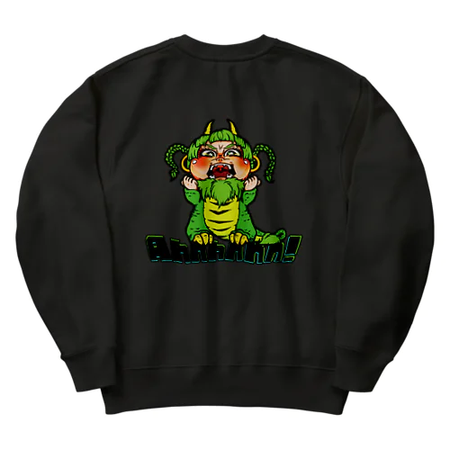 Ahhhhh! かいじゅうちゃん Heavyweight Crew Neck Sweatshirt