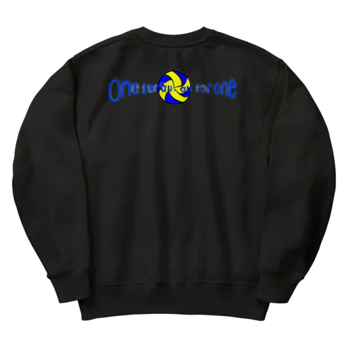 「一人のために全員が頑張る」 Heavyweight Crew Neck Sweatshirt