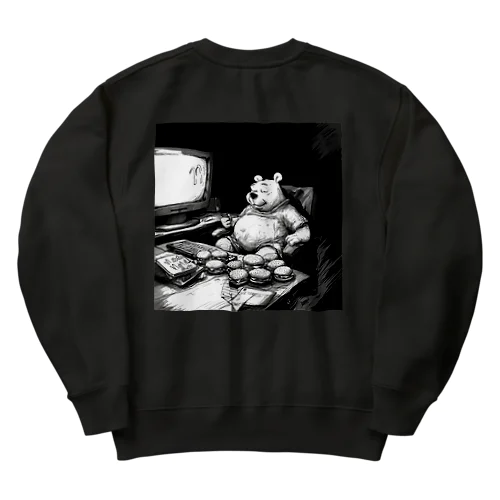 2024 Black edition Poor the pooh Heavyweight Crew Neck Sweatshirt