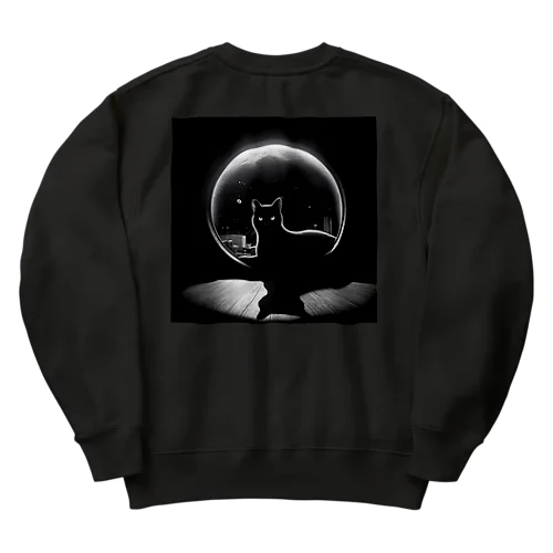 月光に照らされた静寂 Heavyweight Crew Neck Sweatshirt