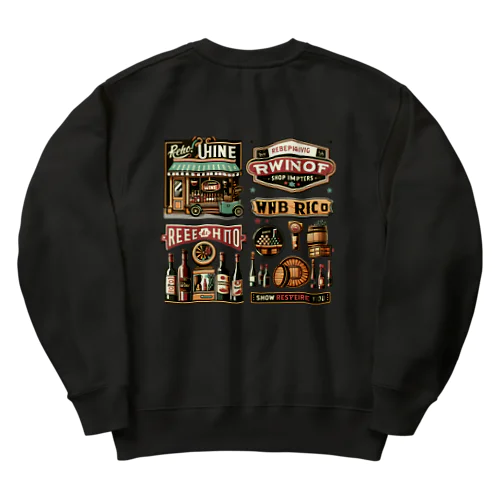 VinotequeStyle Heavyweight Crew Neck Sweatshirt