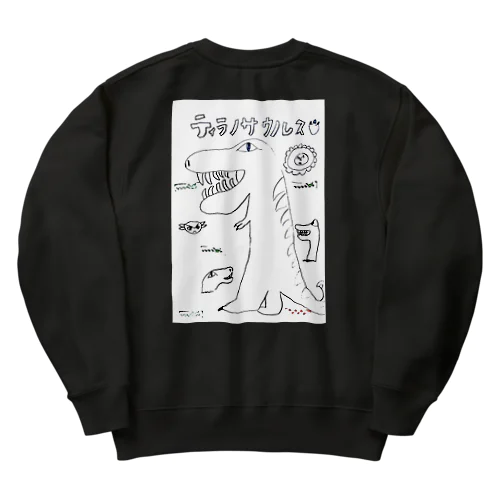 ティラノサウスくん Heavyweight Crew Neck Sweatshirt