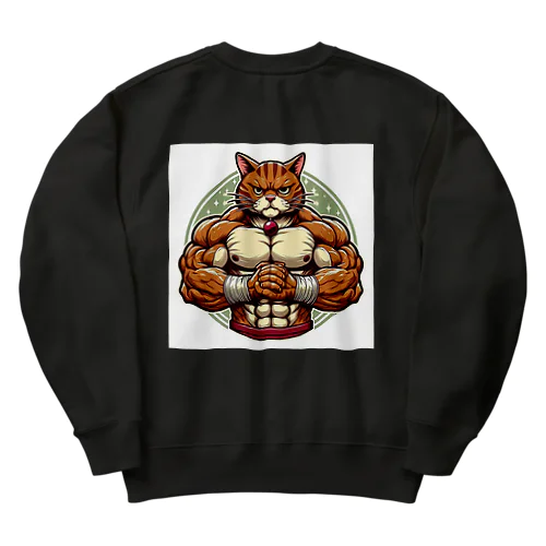 マッスルキャット　キジ虎 Heavyweight Crew Neck Sweatshirt