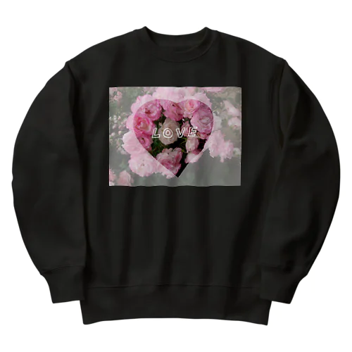 薔薇の花はお好き？？ Heavyweight Crew Neck Sweatshirt