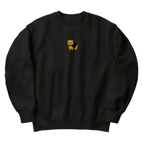 norfolkterrier（ブラタン） Heavyweight Crew Neck Sweatshirt