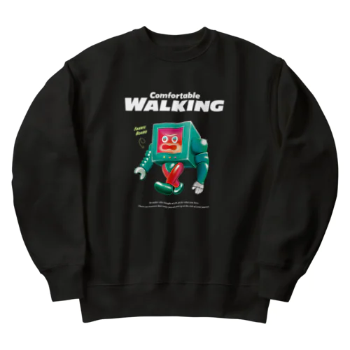 Comfortable WALKING ー FANNIE BOARD ー Heavyweight Crew Neck Sweatshirt