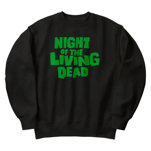 Night of the Living Dead_ロゴ Heavyweight Crew Neck Sweatshirt