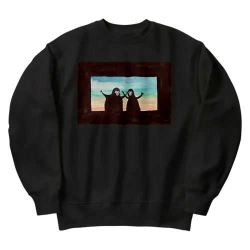 カオナシゴリラ Heavyweight Crew Neck Sweatshirt