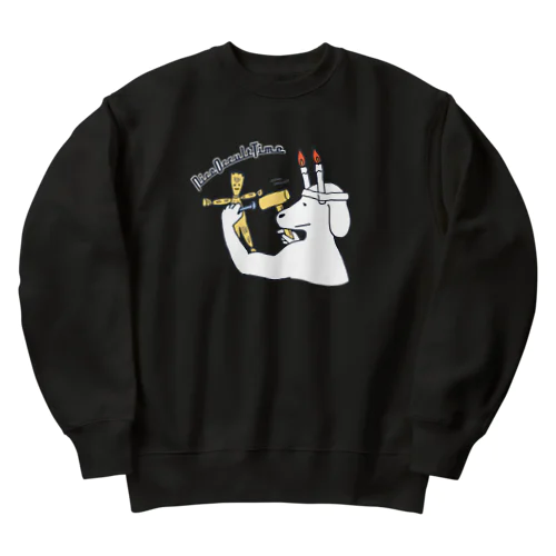 ナイスオカルトタイム🕯️(犬) Heavyweight Crew Neck Sweatshirt