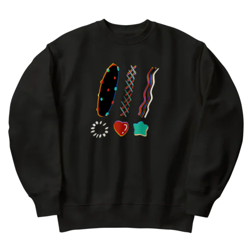 トキメキびっくりマーク Heavyweight Crew Neck Sweatshirt