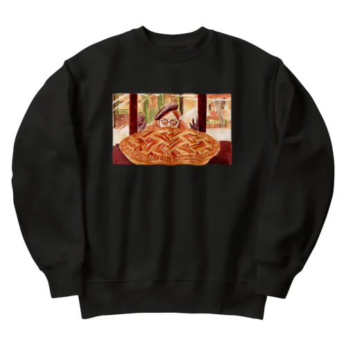 アップルパイ食べたい Heavyweight Crew Neck Sweatshirt