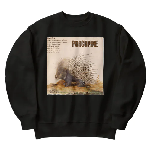 PORCUPINE　ヤマアラシ Heavyweight Crew Neck Sweatshirt